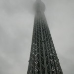 クロスメイク現地調査の帰りに見た雨の東京タワー